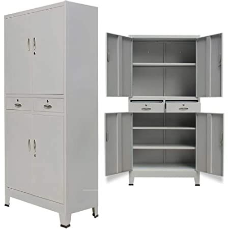 festnight tall office storage cabinet steel|Festnight Floor Cabinet Storage with 2 Doors & 3 .